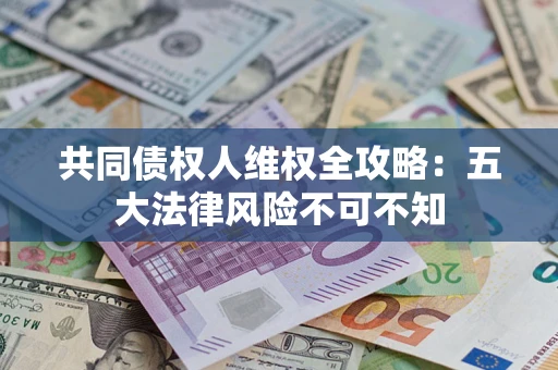 武汉共同债权人维权全攻略：五大法律风险不可不知