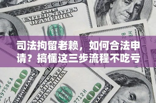 武汉司法拘留老赖，如何合法申请？搞懂这三步流程不吃亏！