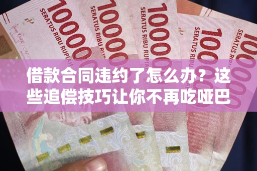 武汉借款合同违约了怎么办？这些追偿技巧让你不再吃哑巴亏