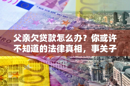 武汉父亲欠贷款怎么办？你或许不知道的法律真相，事关子女未来