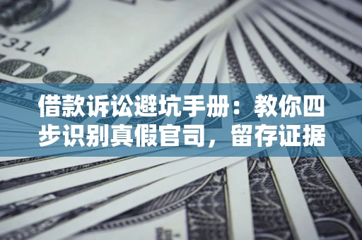 武汉借款诉讼避坑手册：教你四步识别真假官司，留存证据不踩雷