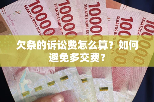 武汉欠条的诉讼费怎么算？如何避免多交费？