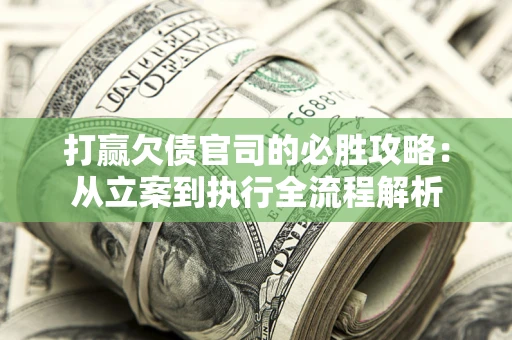 武汉打赢欠债官司的必胜攻略：从立案到执行全流程解析