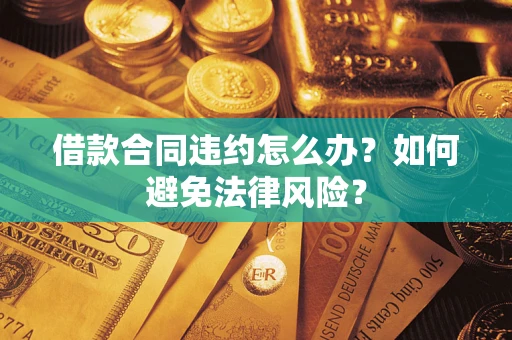武汉借款合同违约怎么办？如何避免法律风险？