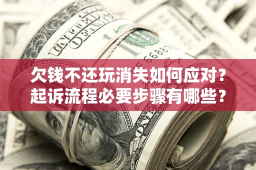 武汉欠钱不还玩消失如何应对？起诉流程必要步骤有哪些？